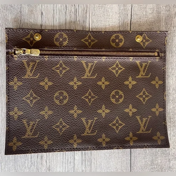 Authentic LOUIS VUITTON MonogramPouch insert Toiletry Clutch